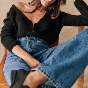 Sezane Barry cardigan black